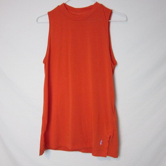 Cotopaxi Orange Tank Top Women's Small Mock Neck Tencel Basic Loose - Picture 1 of 6